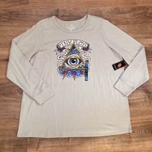 Torrid Womens Long Sleeve Pink Floyd Tee Shirt Size 2 2X Band Tee Distressed